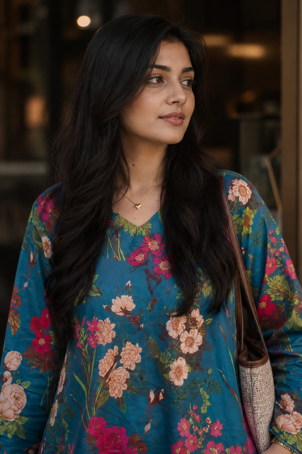 Floral Vibes – Premium Soft Silk Co-Ord Set